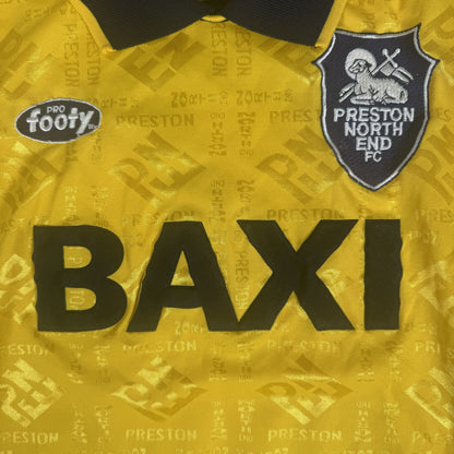 Preston North End 1995/1996 Third Long Sleeve Football Shirt XL
