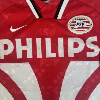 PSV Eindhoven 1996/1997 Home Football Shirt Medium — front close-up