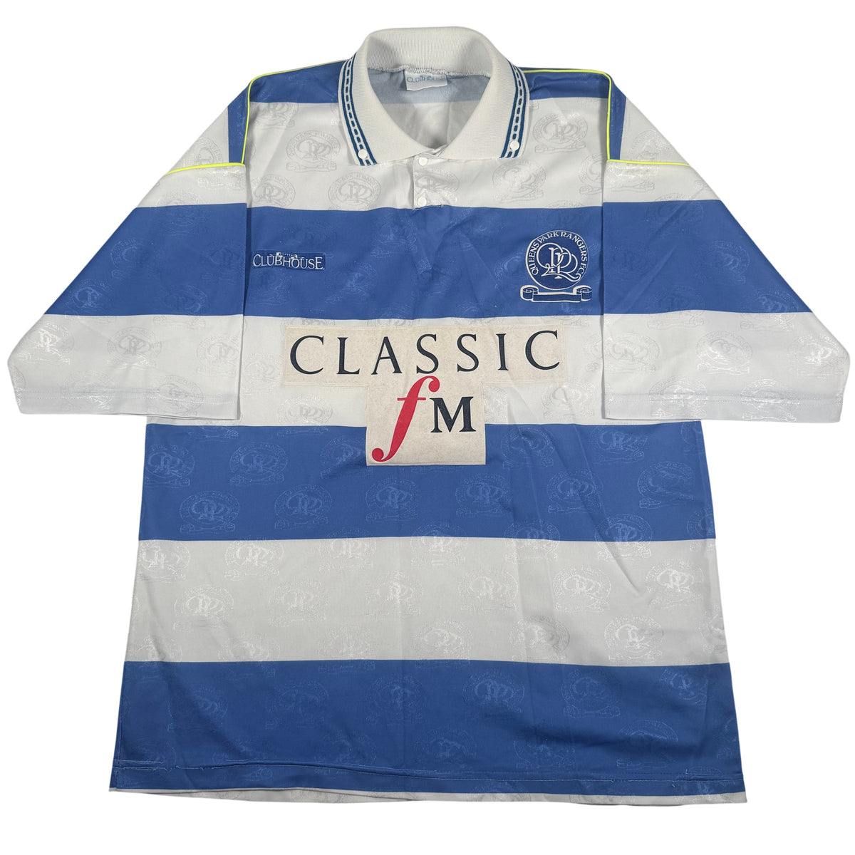 Front of Queens Park Rangers 1992/1993 home football shirt, size Large