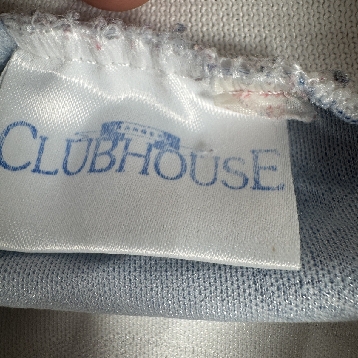 Size label inside Queens Park Rangers 1992/1993 home football shirt, size Large