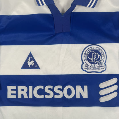 Close-up of Queens Park Rangers 1997/1998/1999 home football shirt, size Large