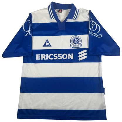 Front of Queens Park Rangers 1997/1998/1999 home football shirt, size Large