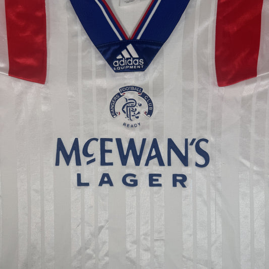 Rangers 1992/1993 Away Football Shirt Large