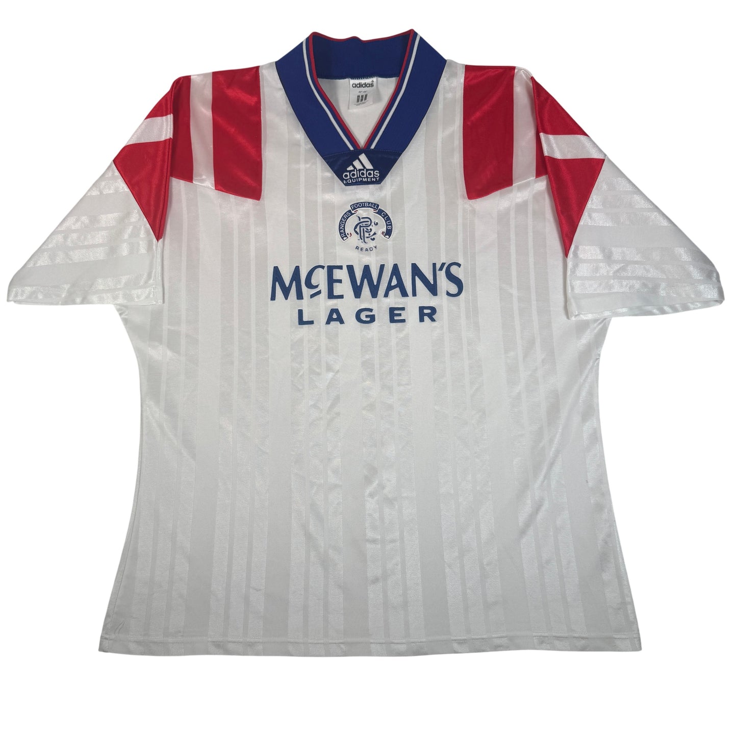 Rangers 1992/1993 Away Football Shirt Large