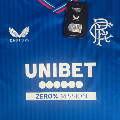 Rangers 2023/2024 Home Football Shirt XL BNWT — front close-up
