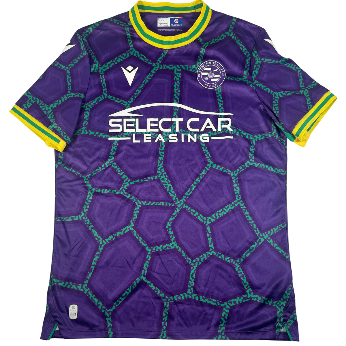 Front of Reading 2023/2024 third football shirt, size Large