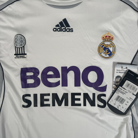 Real Madrid 2006/2007 Home Football Shirt Large BNWT