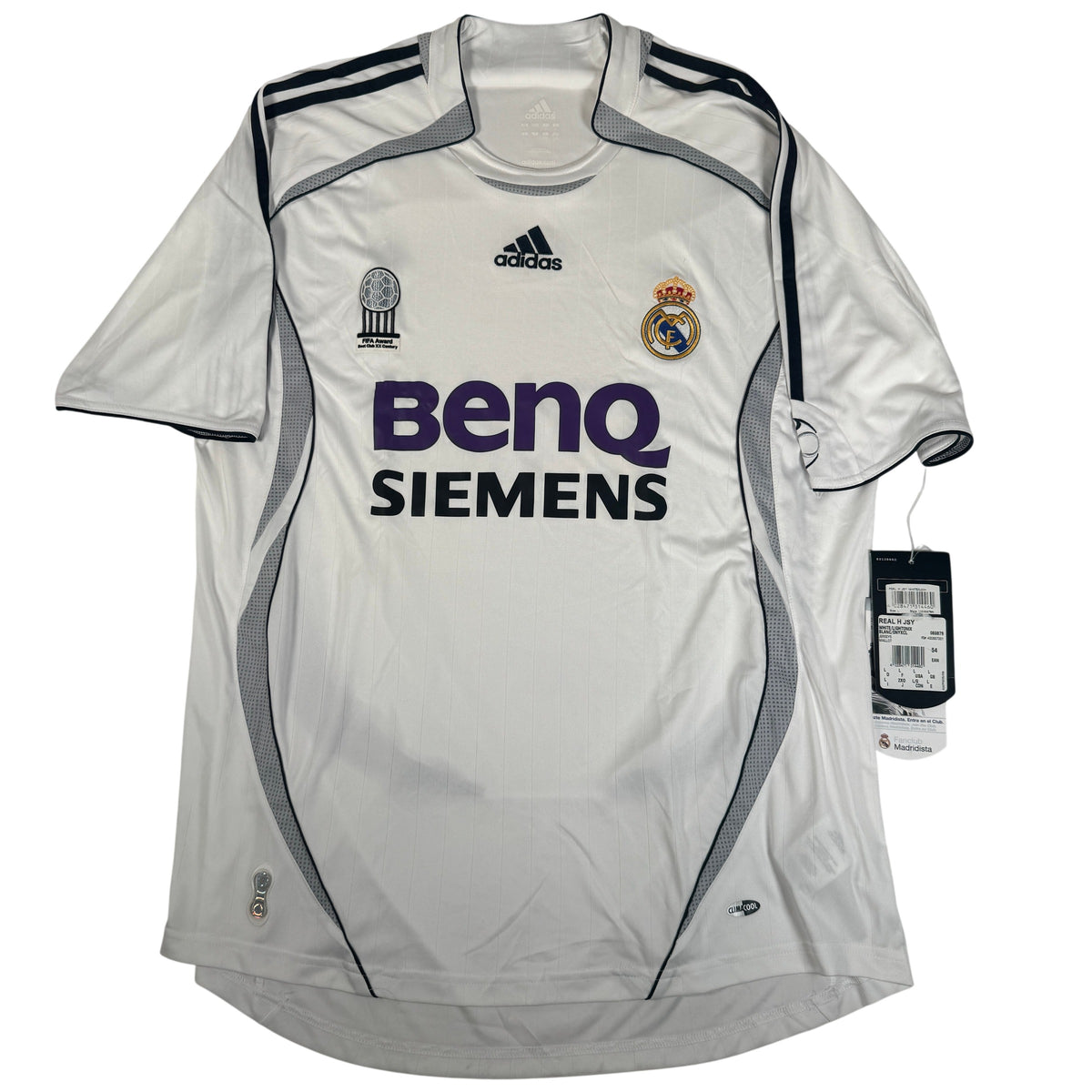 Real Madrid 2006/2007 Home Football Shirt Large BNWT