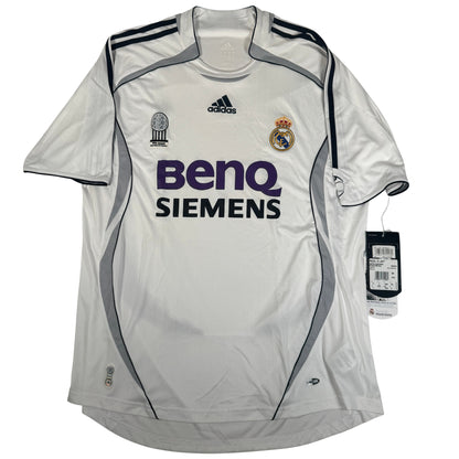 Real Madrid 2006/2007 Home Football Shirt Large BNWT — full front view
