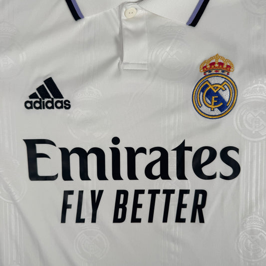 Real Madrid 2022/2023 Home Football Shirt Large – Football Shirt Kingdom