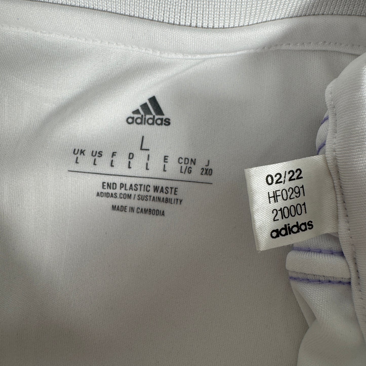 Real Madrid 2022/2023 Home Football Shirt Large – Football Shirt Kingdom