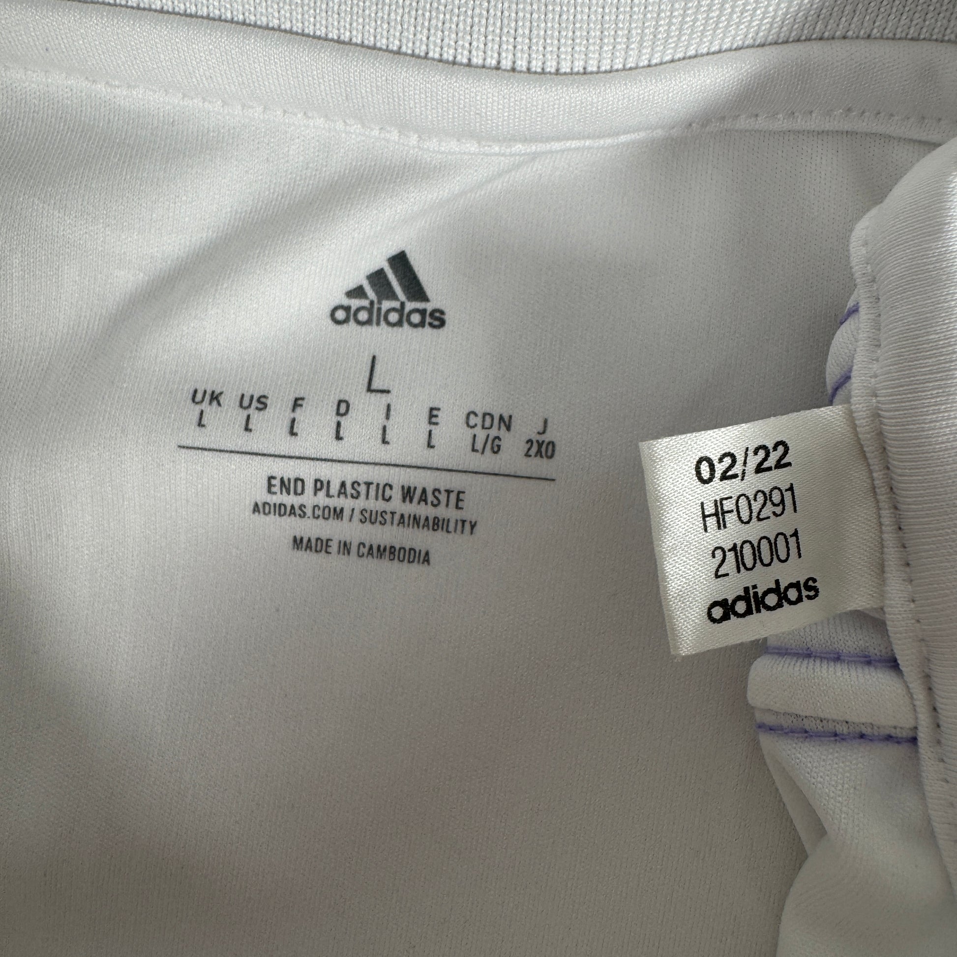 Real Madrid 2022/2023 Home Football Shirt Large – Football Shirt Kingdom