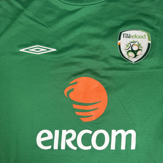 Republic of Ireland 2004/2005 Home Long Sleeve Football Shirt Large