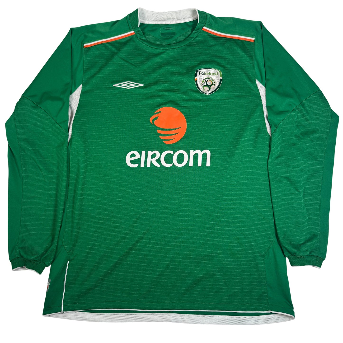 Republic of Ireland 2004/2005 Home Long Sleeve Football Shirt Large