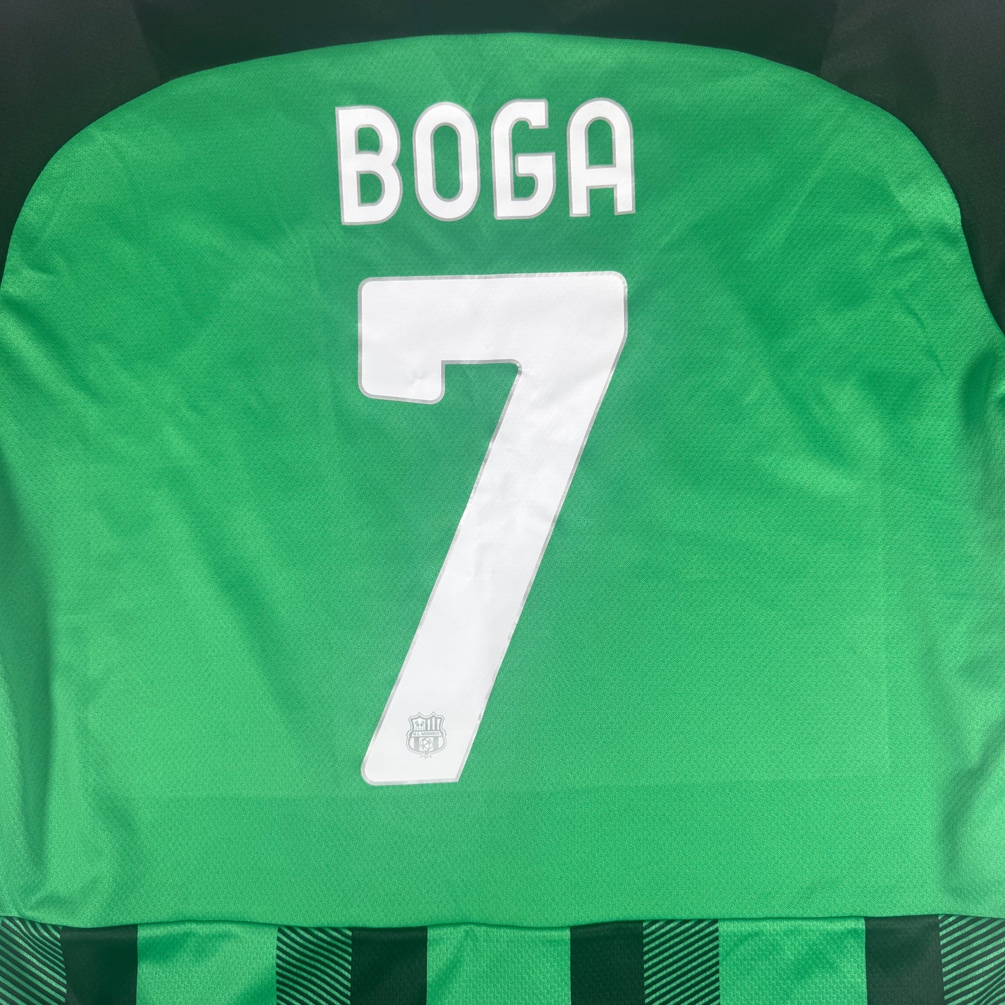 BOGA 7 Sassuolo 2021/2022 Home Football Shirt XL – Football Shirt Kingdom