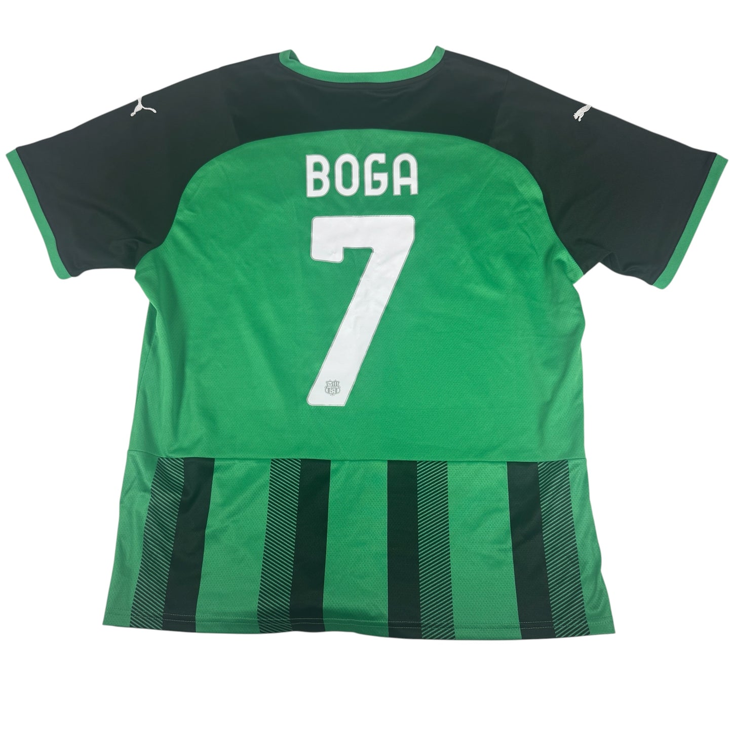 BOGA 7 Sassuolo 2021/2022 Home Football Shirt XL – Football Shirt Kingdom