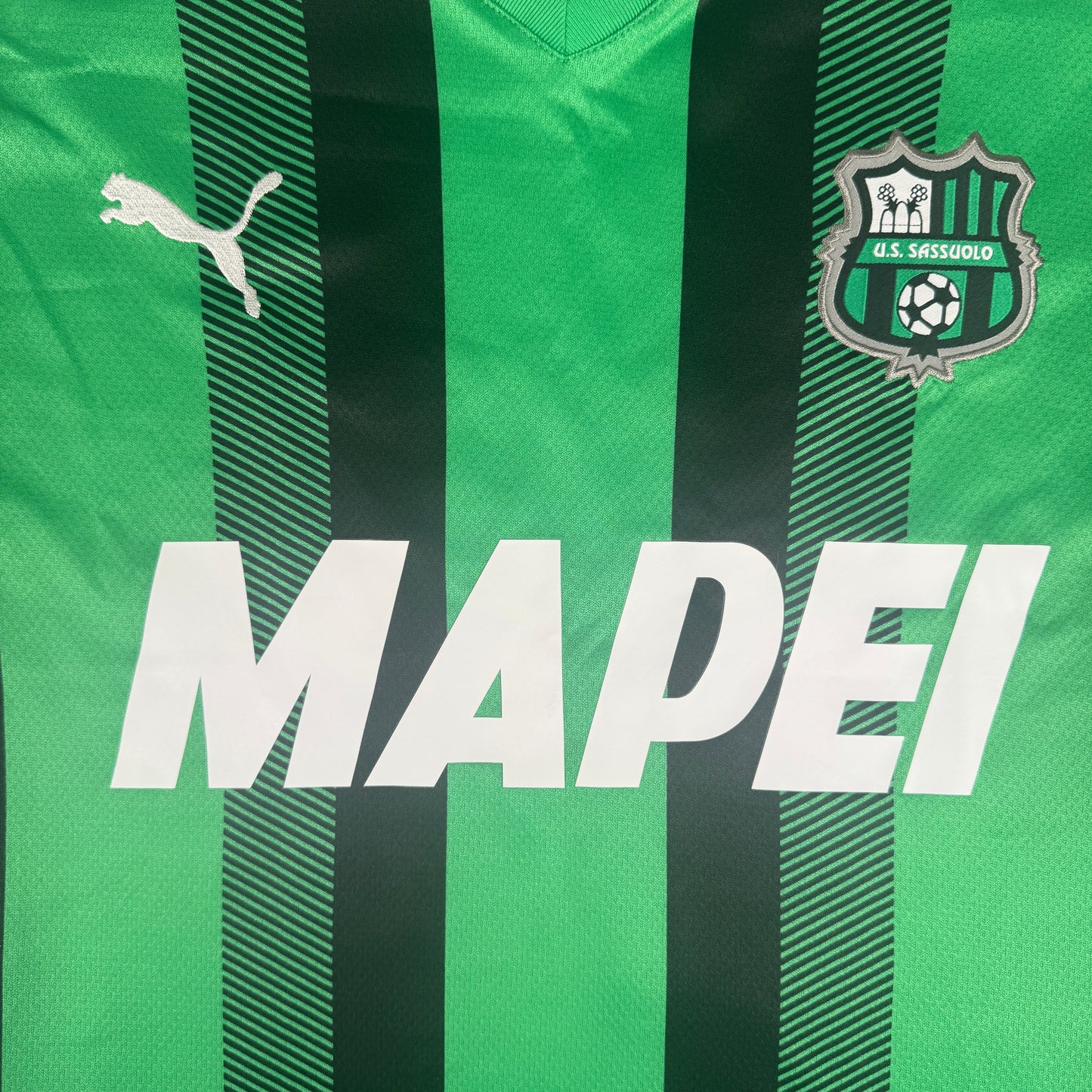BOGA 7 Sassuolo 2021/2022 Home Football Shirt XL – Football Shirt Kingdom