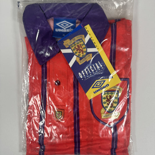 Scotland 1993/1994 Away Football Shirt XL BNWT