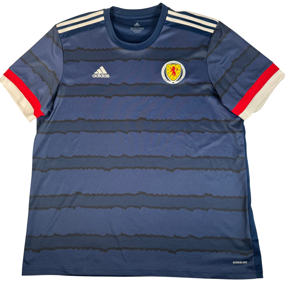 Front of Scotland 2020/2021/2022 home football shirt, size XXL