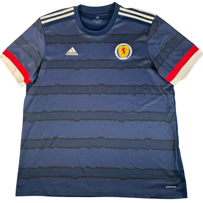 Front of Scotland 2020/2021/2022 home football shirt, size XXL