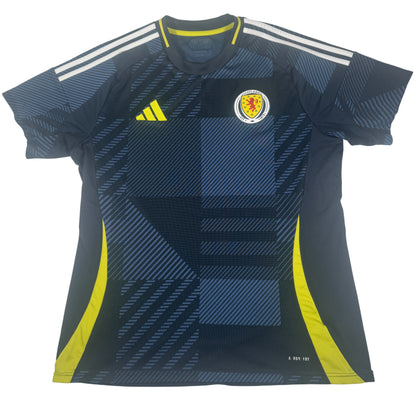 Scotland 2024/2025 Home Football Shirt Large — full front view