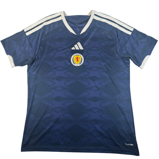 Front of Scotland 2026/2027 home football shirt, size XL