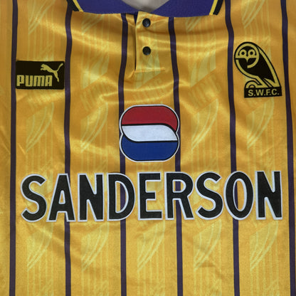 Sheffield Wednesday 1994/1995 Away Football Shirt XXL — front close-up