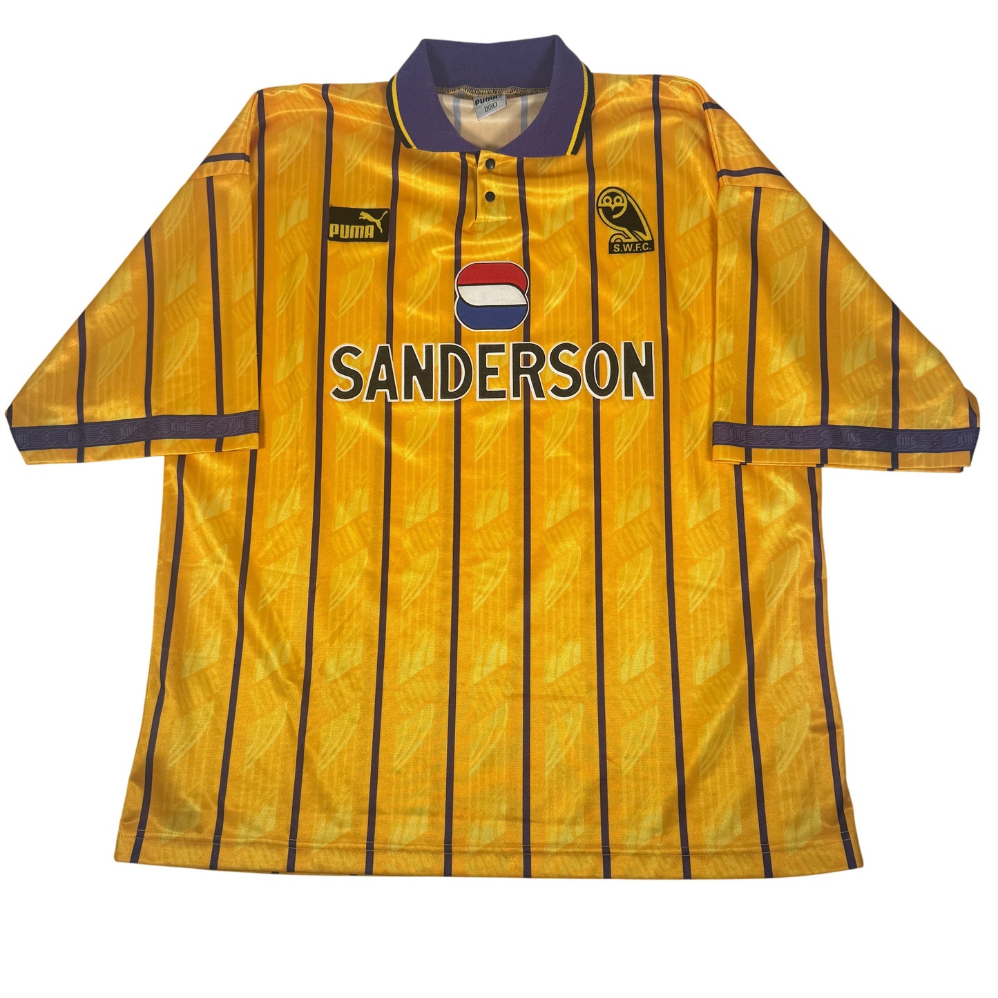 Sheffield Wednesday 1994/1995 Away Football Shirt XXL