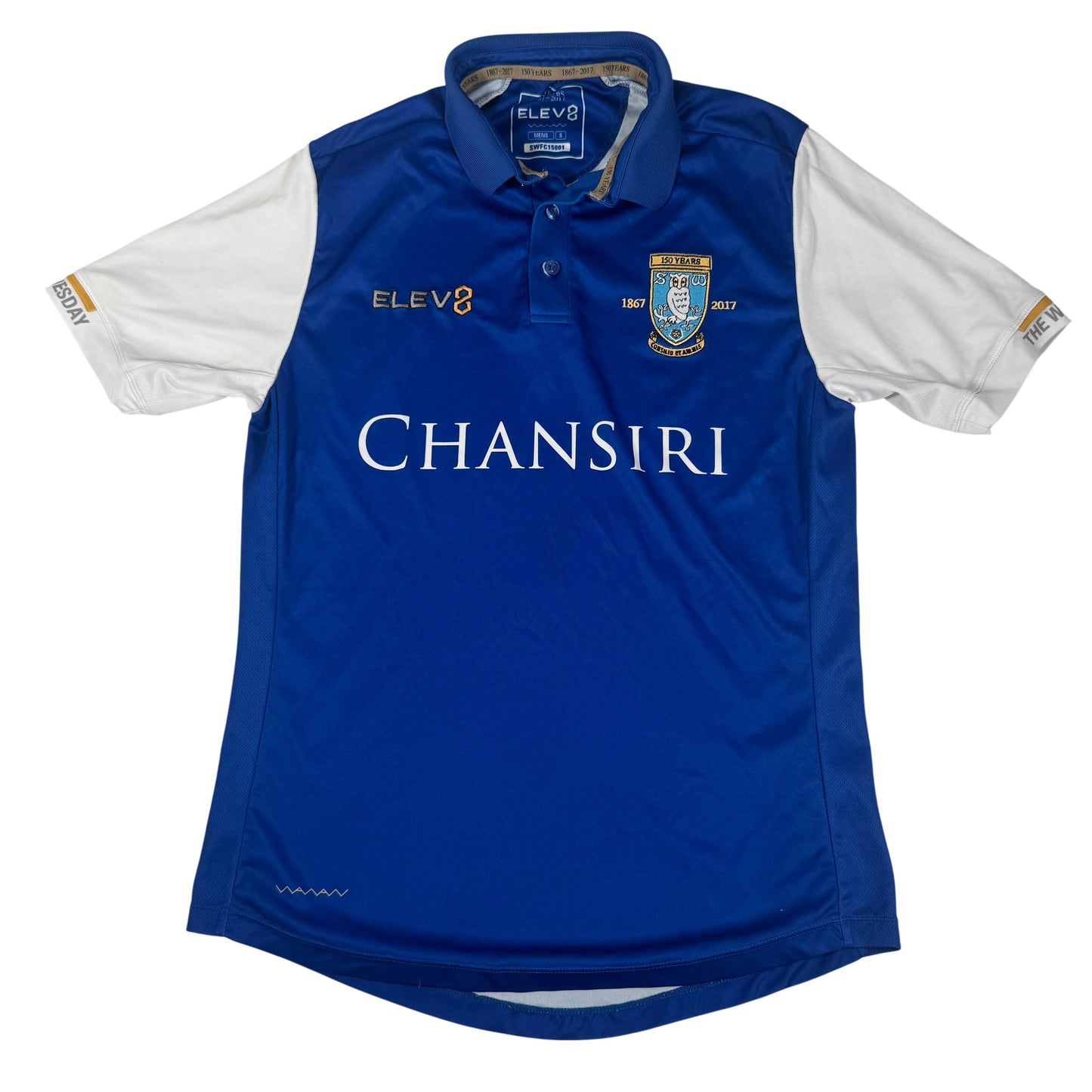Sheffield Wednesday 2017/2018 Home Football Shirt Small