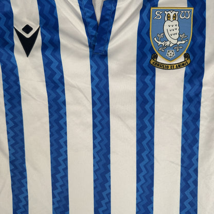 Sheffield Wednesday 2024/2025 Home Football Shirt XXL — front close-up