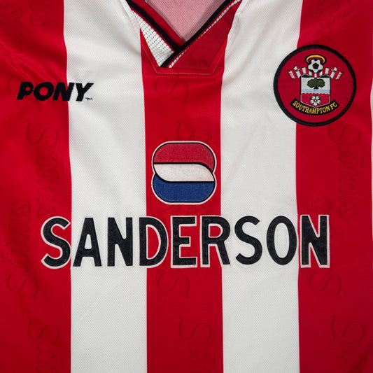 Southampton 1997/1998/1999 Home Football Shirt XL – Football Shirt Kingdom
