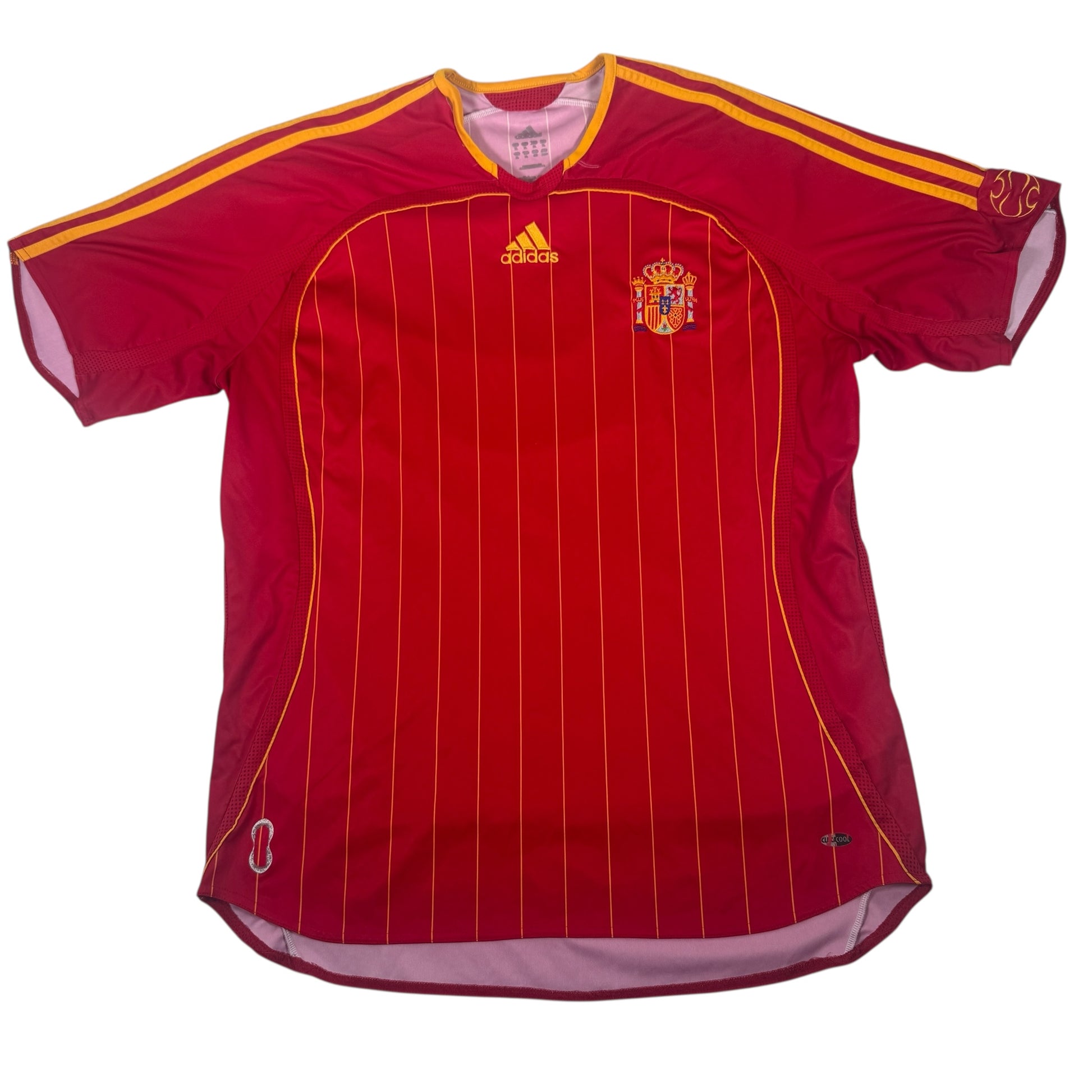 Spain 2006/2007/2008 Home Football Shirt XL – Football Shirt Kingdom