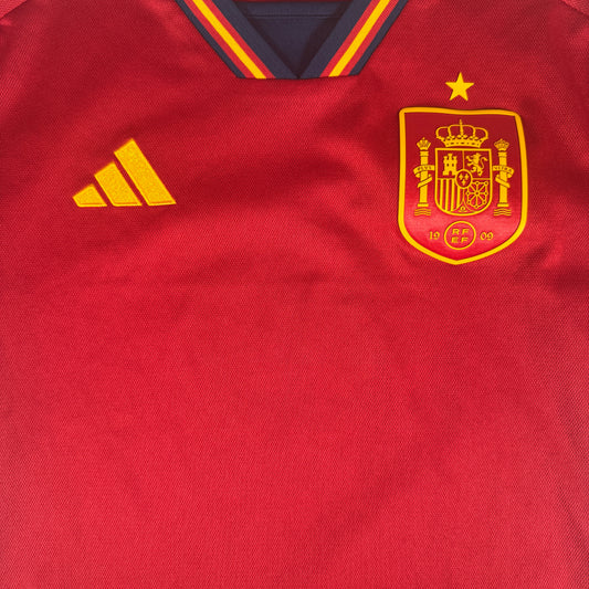 Spain 2022/2023/2024 Home Football Shirt Small – Football Shirt Kingdom