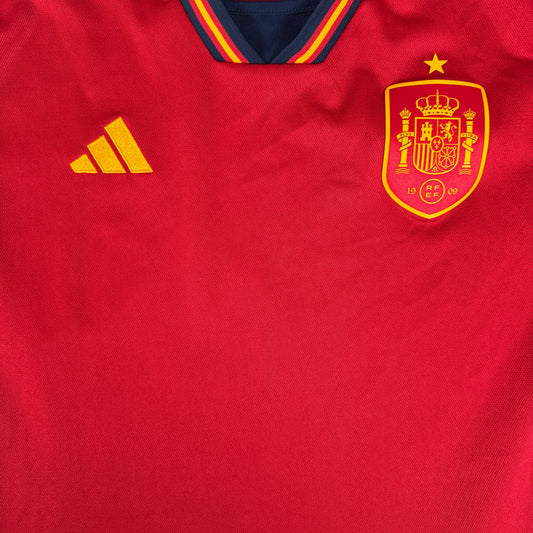 Spain 2022/2023/2024 Home Football Shirt XL – Football Shirt Kingdom