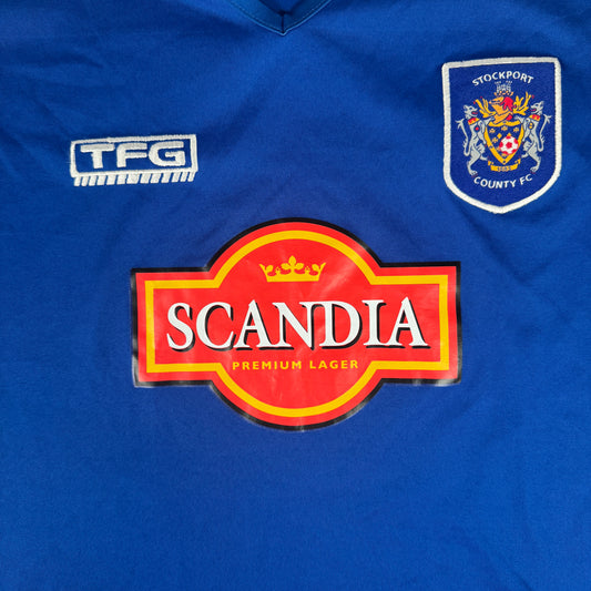 Stockport County 2004/2005/2006 TFG Home Football Shirt Large – Football Shirt Kingdom