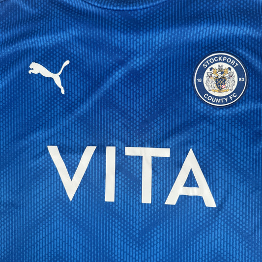 Stockport County 2021/2022 Home Football Shirt Large