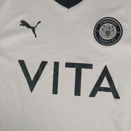 Stockport County 2024/2025 Away Football Shirt Large