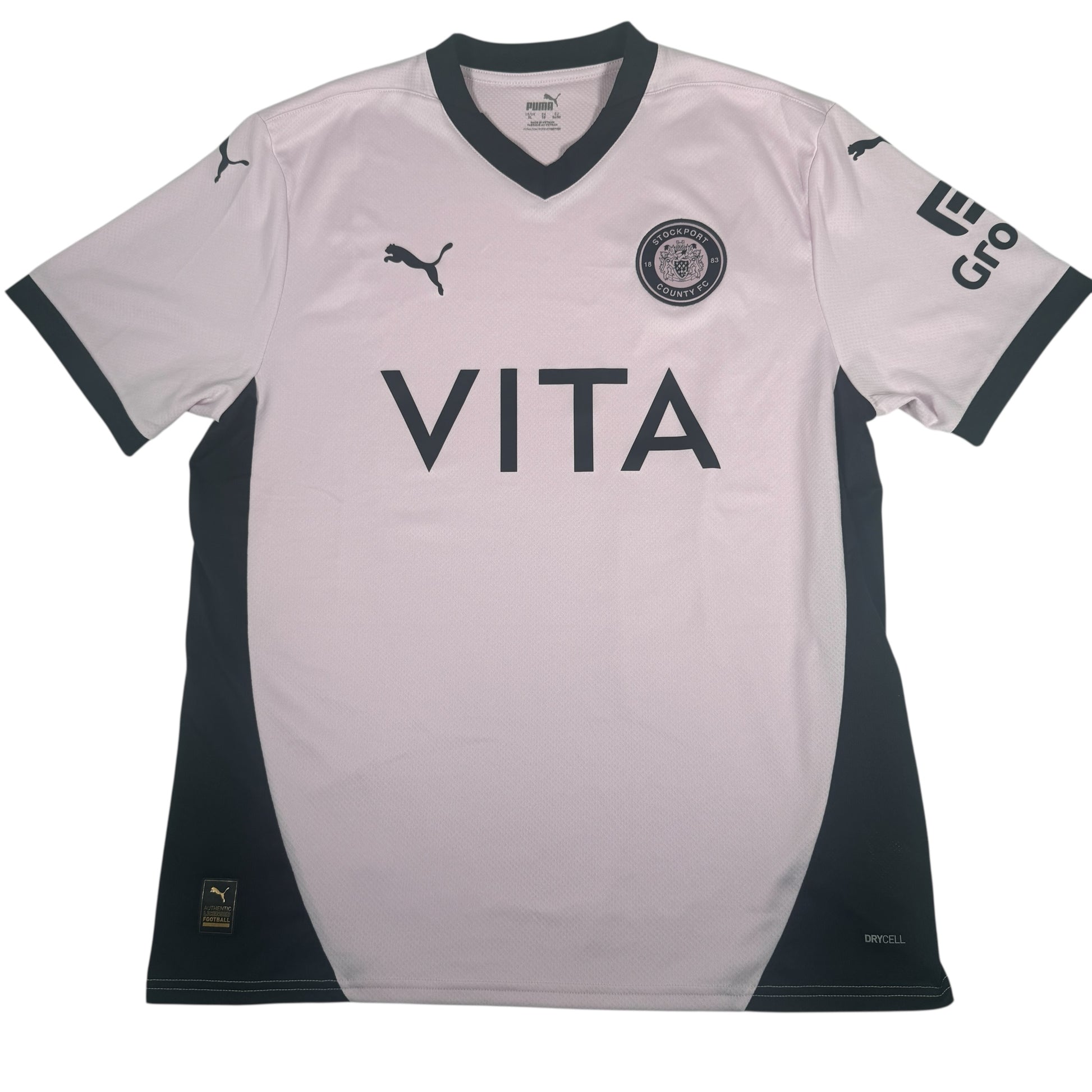Stockport County 2024/2025 Away Football Shirt XL – Football Shirt Kingdom