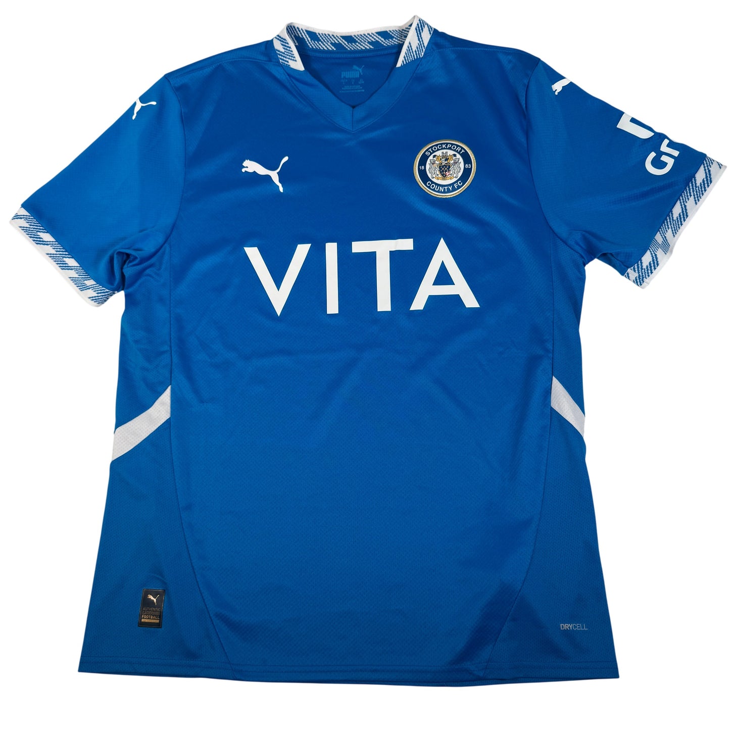 Stockport County 2024/2025 Home Football Shirt Large