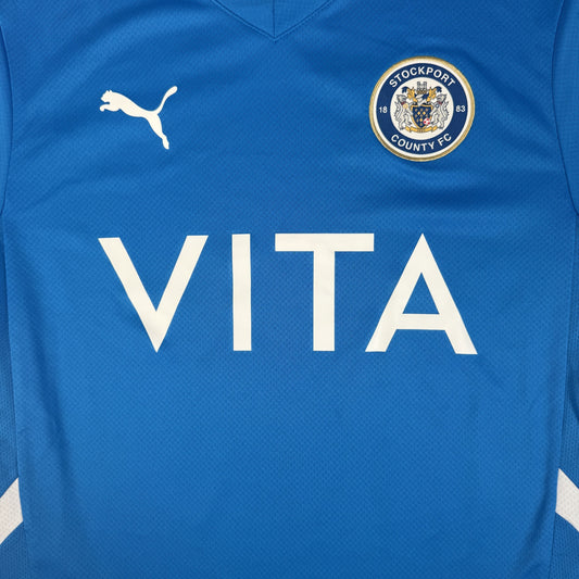 Stockport County 2024/2025 Home Football Shirt Medium