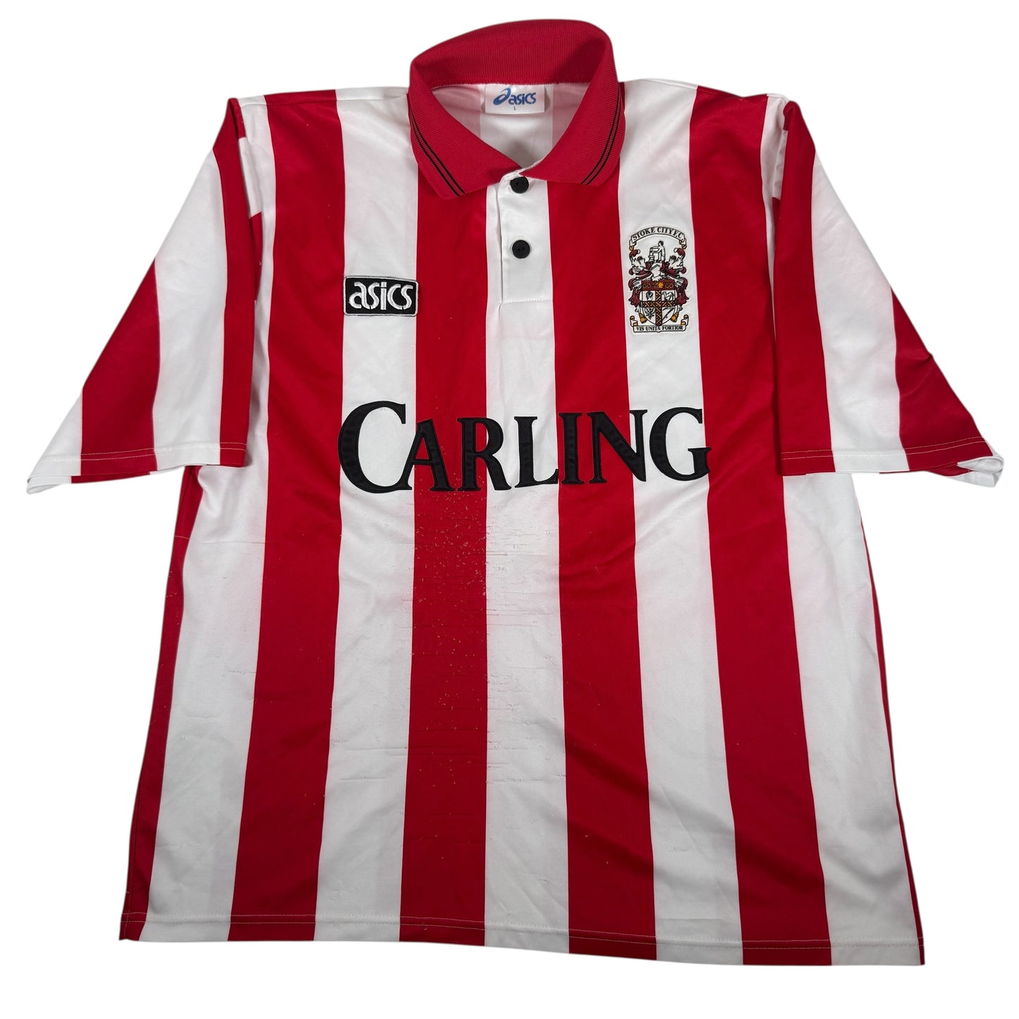 Stoke City 1993/1994/1995 Home Football Shirt Large – Football Shirt Kingdom