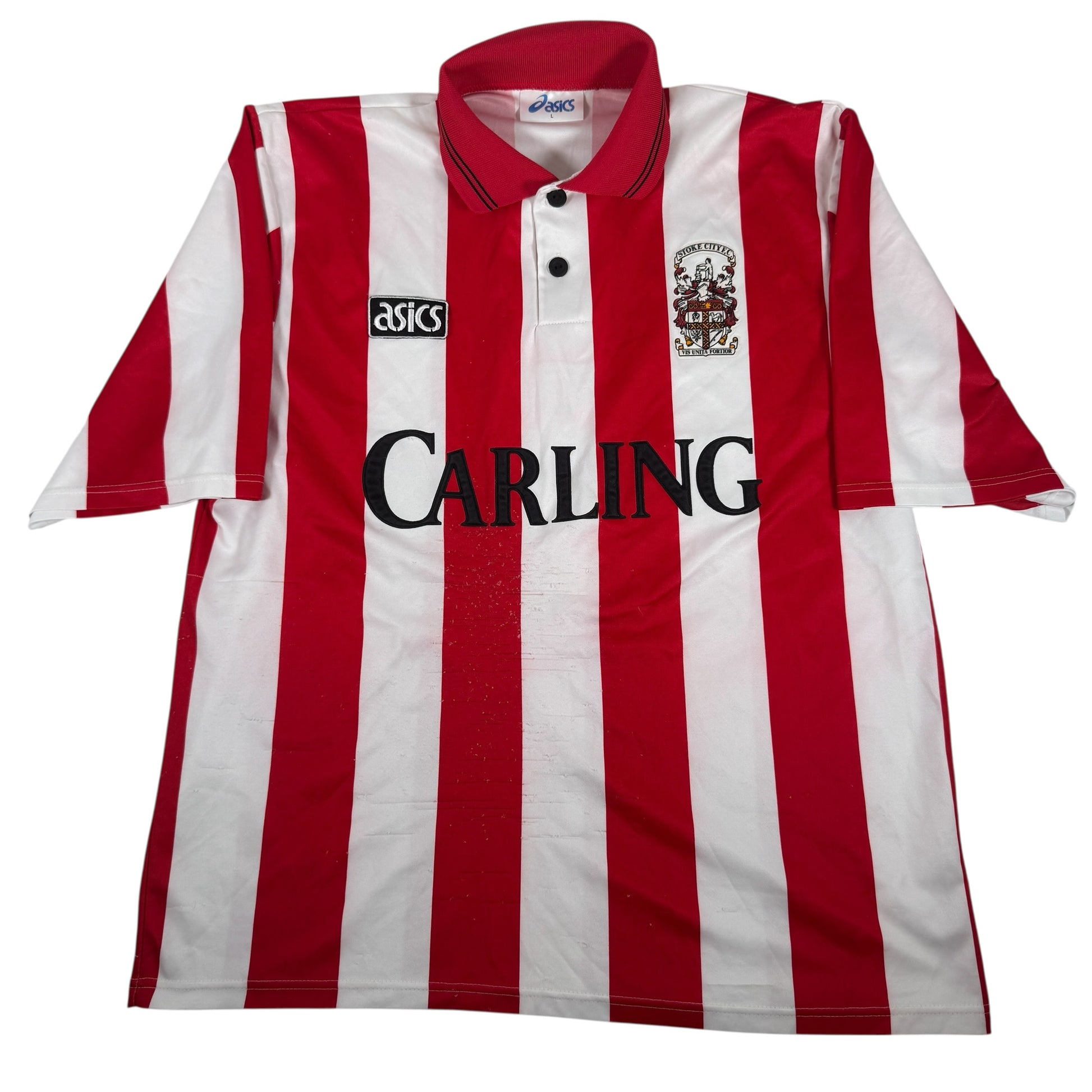 Stoke City 1993/1994/1995 Home Football Shirt Large – Football Shirt Kingdom