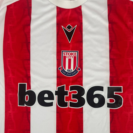 Stoke City 2024/2025 Home Football Shirt XXL 2XL – Football Shirt Kingdom
