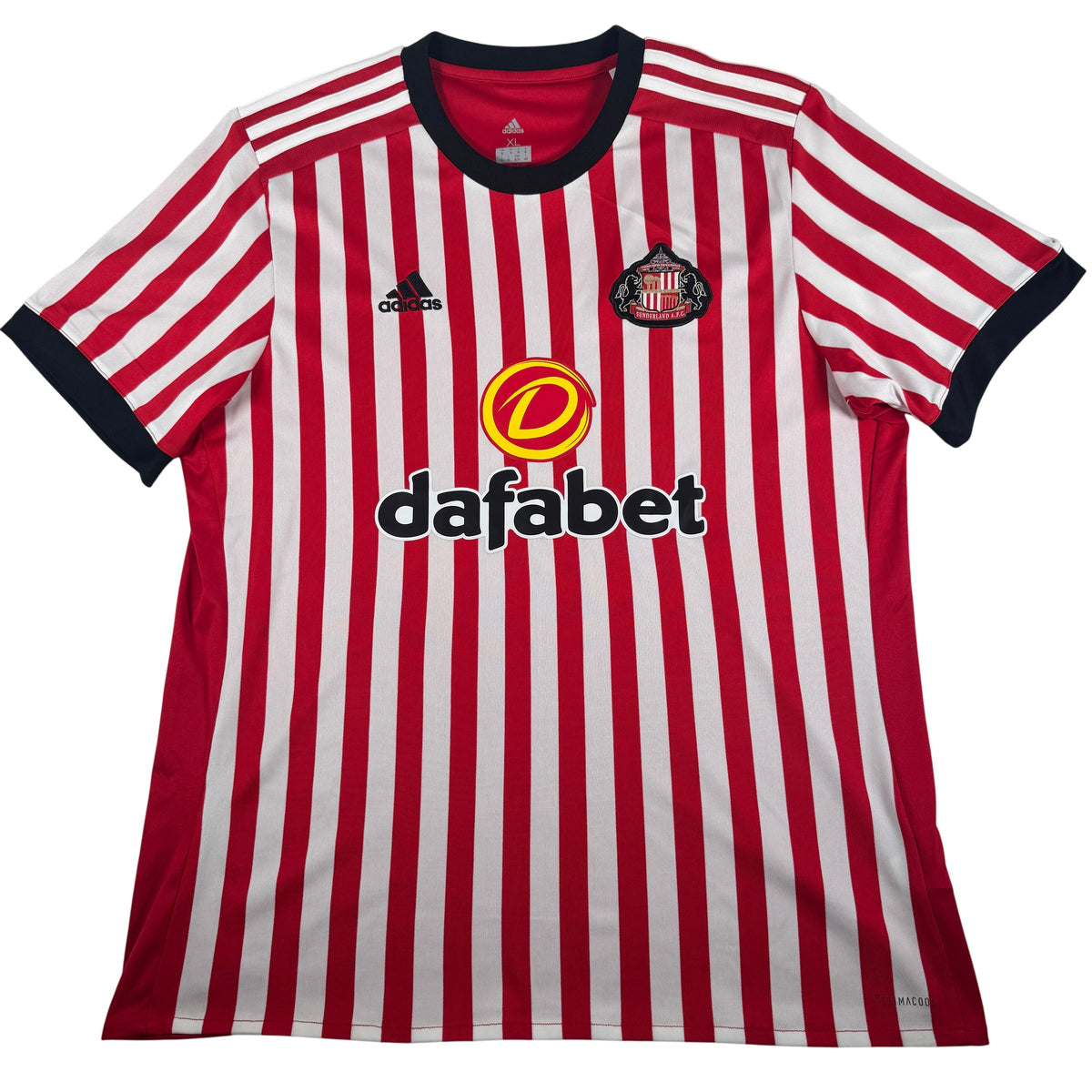 Front of Sunderland 2017/2018 home football shirt, size XL