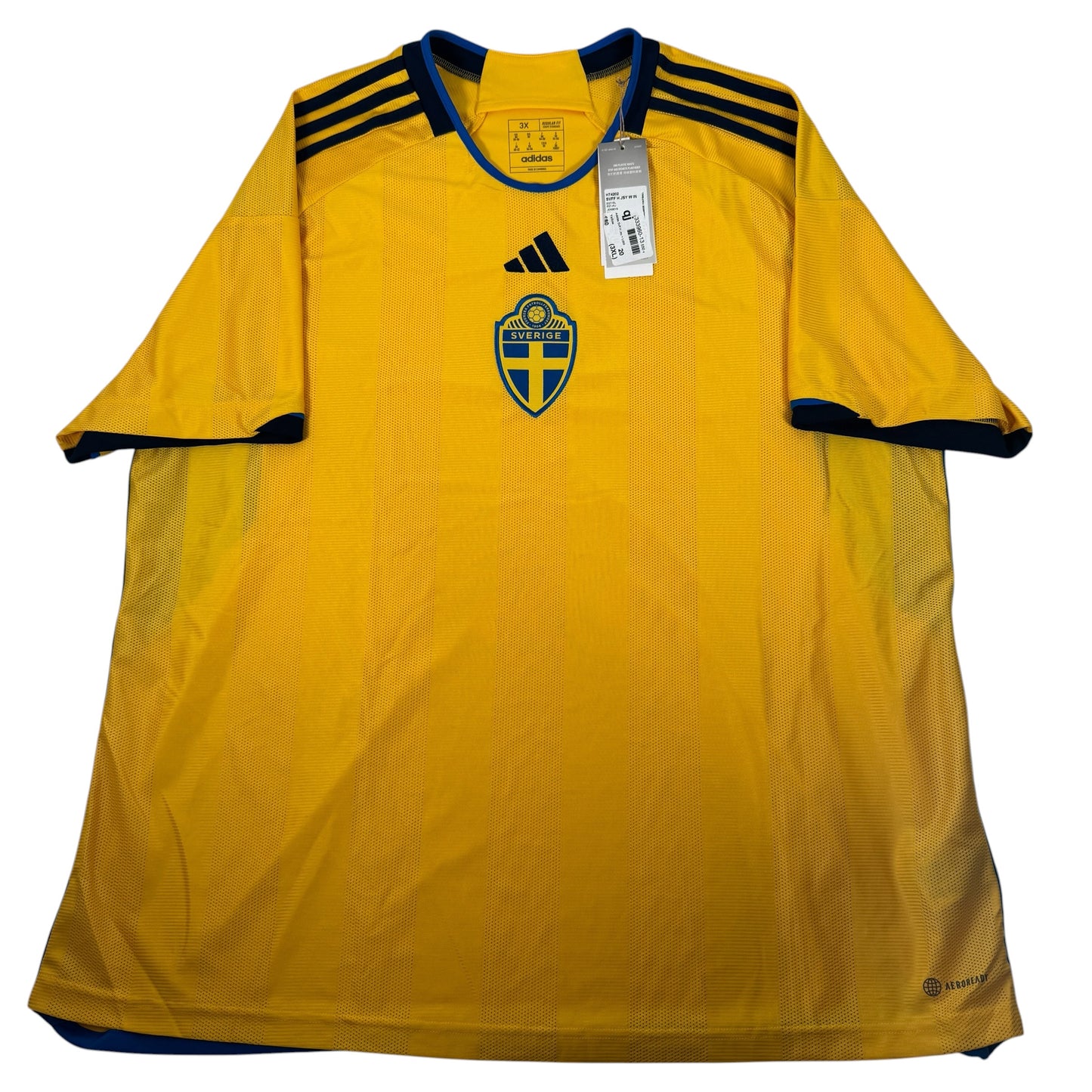 Sweden 2022/2023/2024 Home Football Shirt Womens 3X 28-30 BNWT – Football Shirt Kingdom