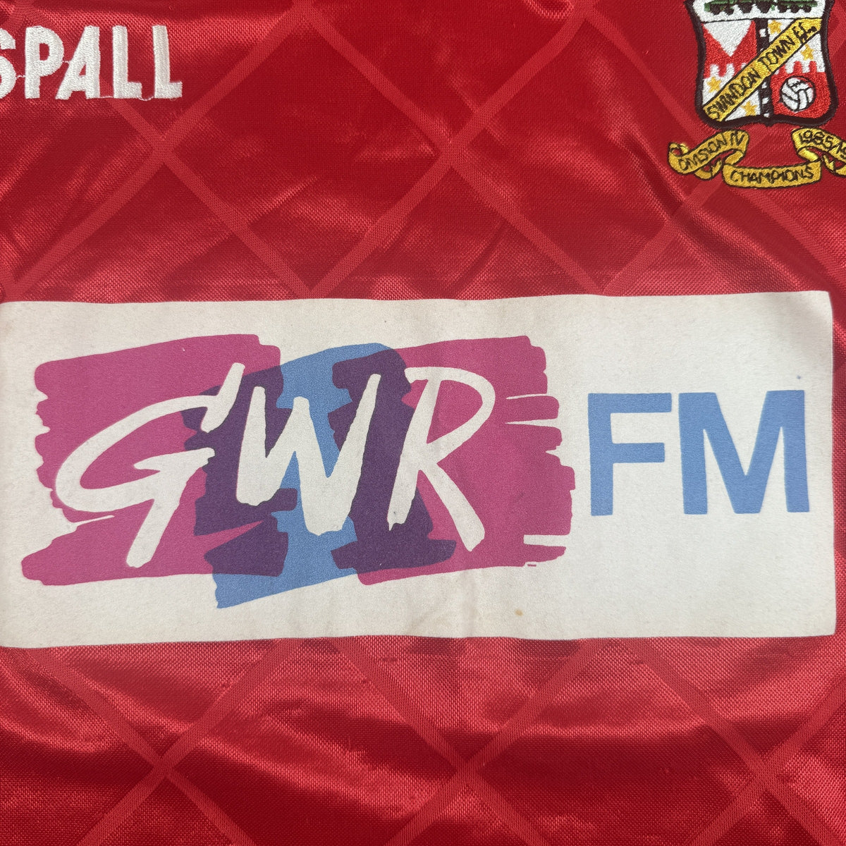 Swindon Town 1989/1990/1991 home football shirt, size Medium