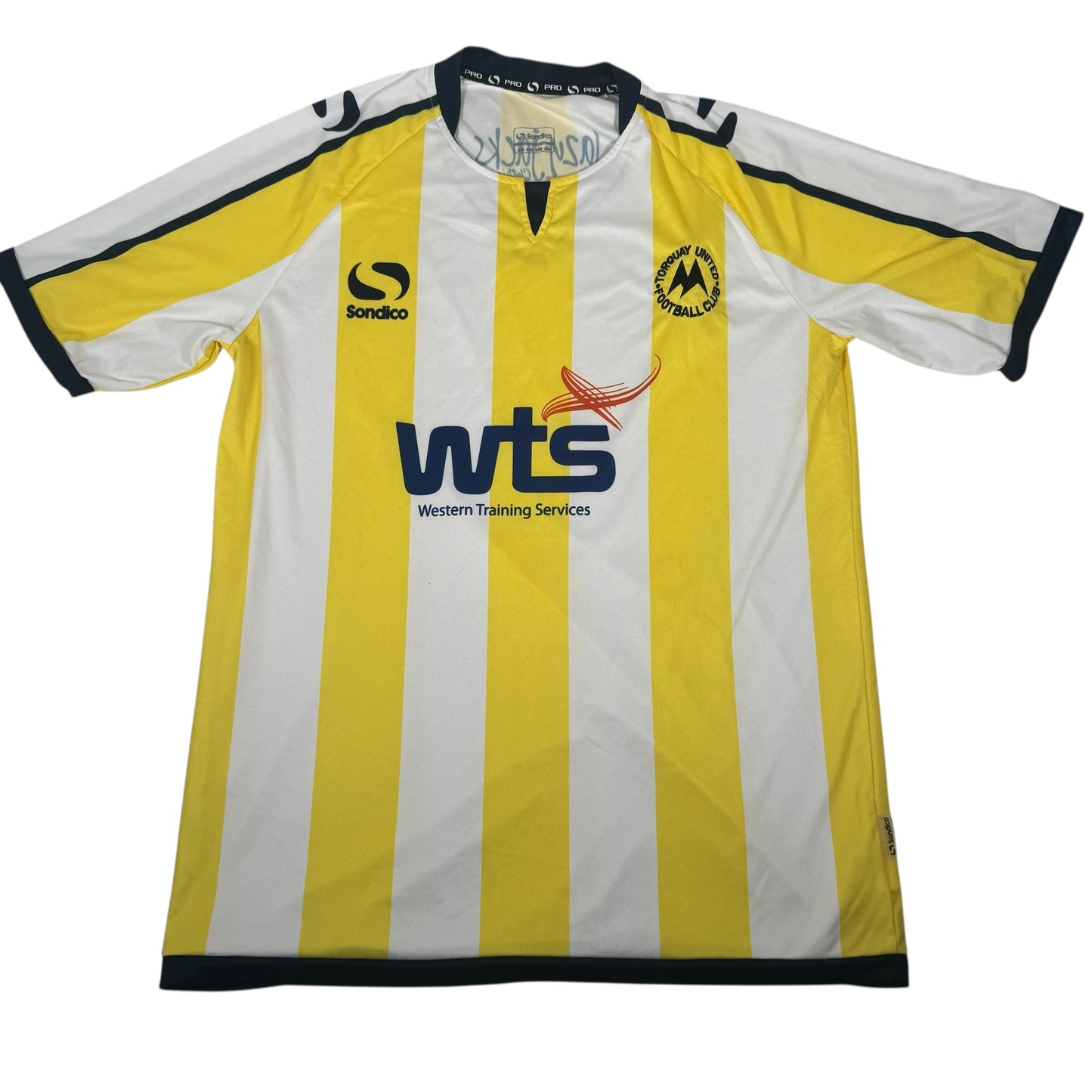 Torquay United 2013/2014 Home Football Shirt Large – Football Shirt Kingdom