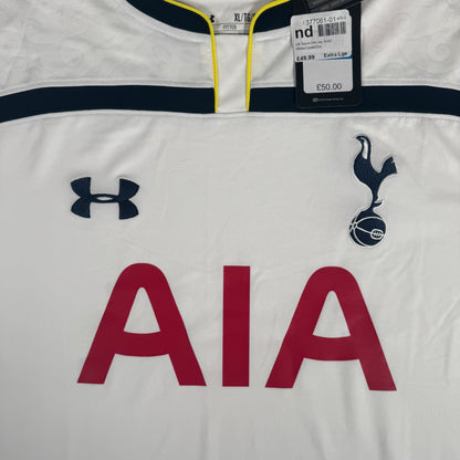 Tottenham Hotspur 2014/2015 Home Football Shirt XL BNWT — front close-up