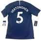 Vertonghen 5 Tottenham Hotspur 2019/2020 Away Vaporknit Football Shirt Medium BNWT