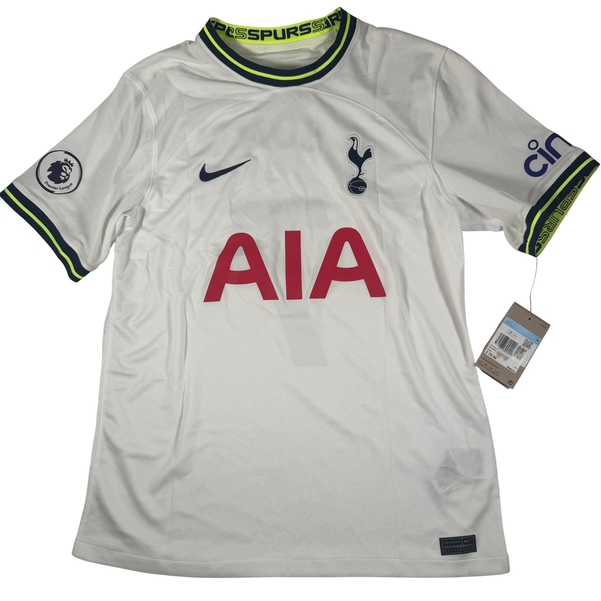 Front of Tottenham Hotspur 2022/2023 home football shirt, size Medium